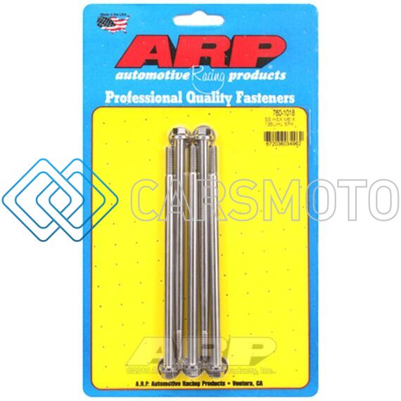 ARP 760-1018 M6 X 1.00 X 135 HEX SS BOLTS (5/PKG)