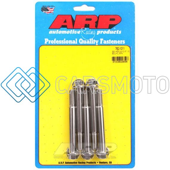 ARP 762-1011 M10 X 1.50 X 90 SS HEX BOLTS (5/PKG)