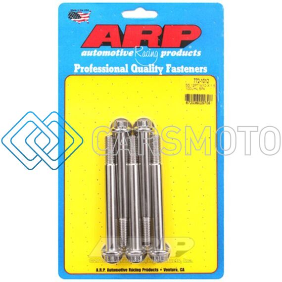 ARP 772-1012 M10 X 1.50 X 100 12PT SS BOLTS (5/PKG)