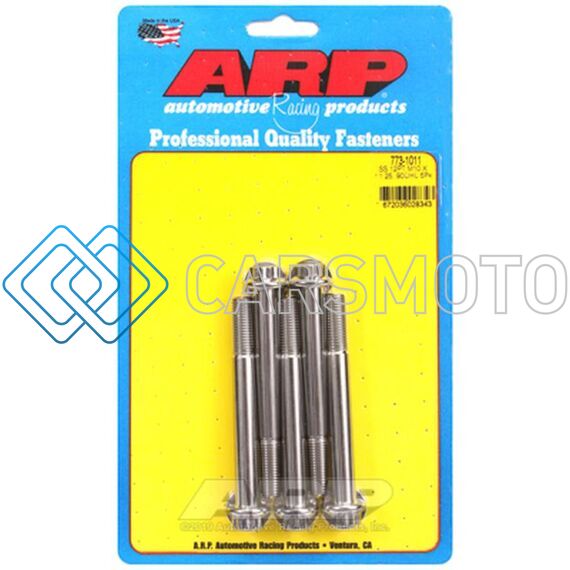 ARP 773-1011 M10 X 1.25 X 90 12PT STAINLESS STEEL BOLTS (SET OF 5)