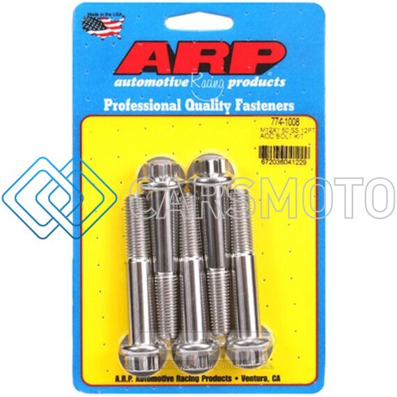 ARP 774-1008 M12 X 1.50 X 70 12PT SS BOLTS (5/PKG)