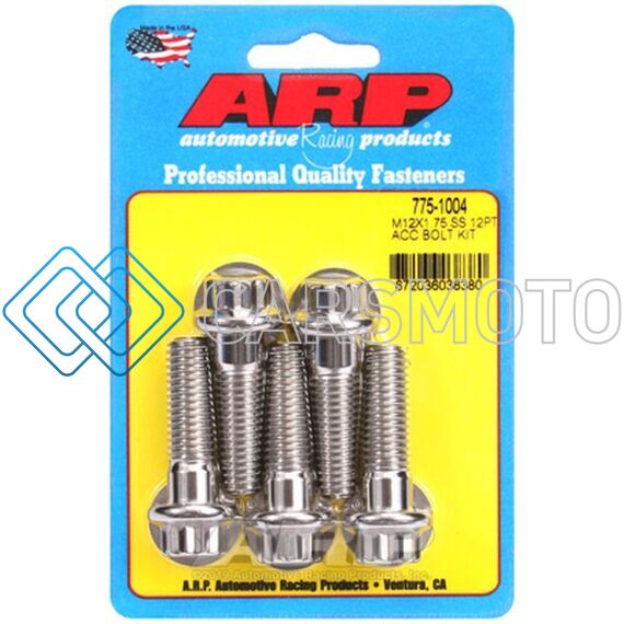 ARP 775-1004 M12 X 1.75 X 40 12PT SS BOLTS (PACK OF 5)