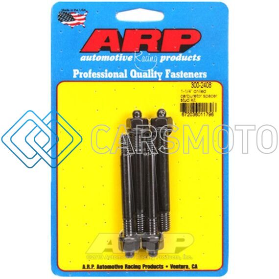 ARP 300-2408 1-1/4IN DRILLED CARBURETOR SPACER STUD KIT