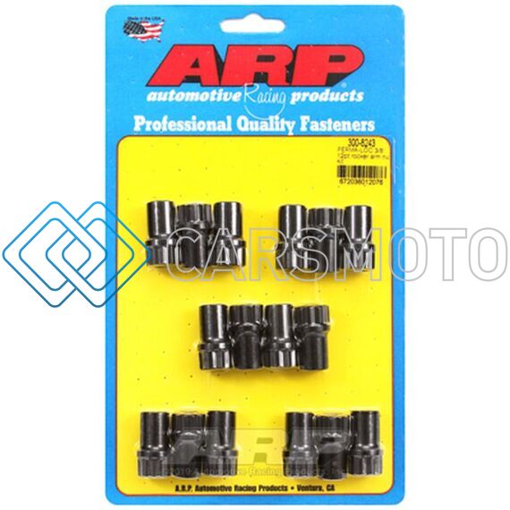 ARP 300-8243 PERMA-LOCA C ADJUSTABLE 3/8 12PT ROCKER ARM NUT KIT