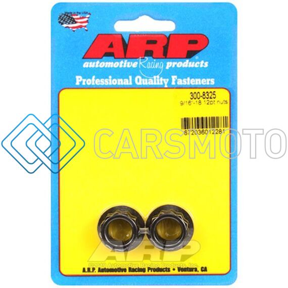 ARP 300-8325 9/16-18 12PT NUT KIT