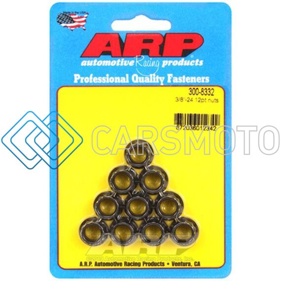 ARP 300-8332 3/8-24 12PT NUT KIT
