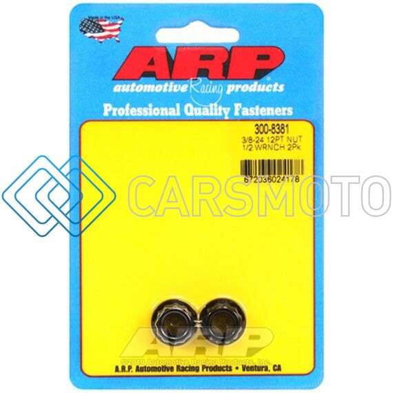 ARP 300-8381 3/8-24 1/2 SOCKET 12PT NUT KIT