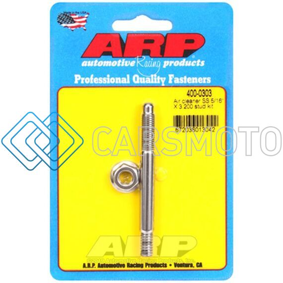 ARP 400-0303 5/16 X 3.200 SS AIR CLEANER STUD KIT