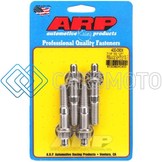 ARP 400-0904 7/16IN SS 12PT BELLHOUSING TO TRANS STUD KIT
