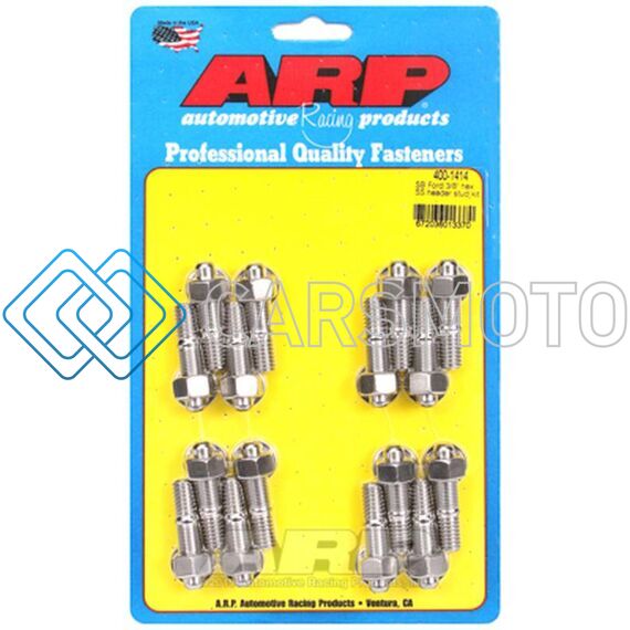 ARP 400-1414 SB FORD 3/8 HEX SS HEADER STUD KIT