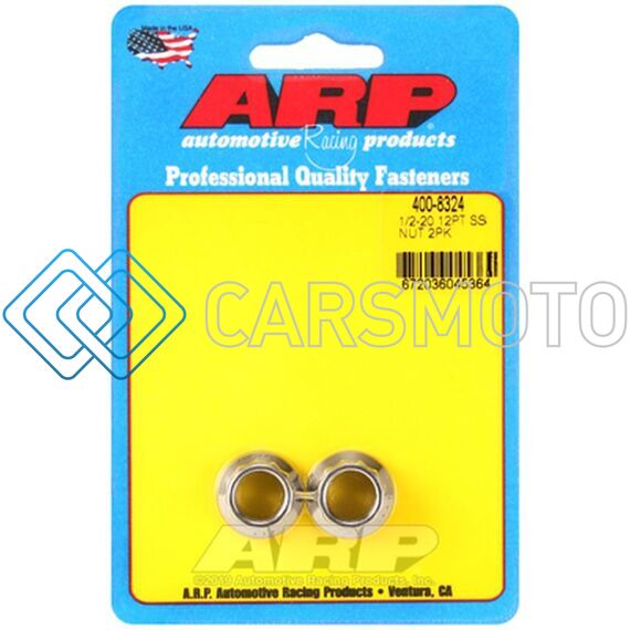 ARP 400-8324 1/2-20 SS 12PT NUT KIT