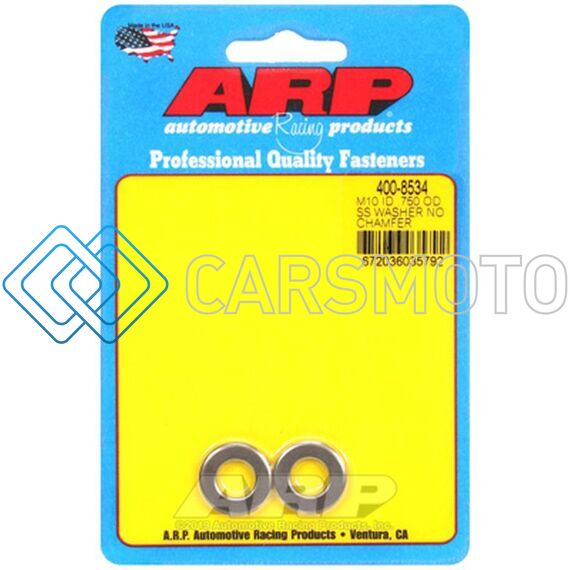ARP 400-8534 M10ID .750OD SS NO CHAMFER WASHERS