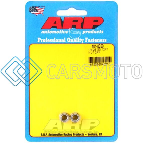 ARP 401-8320 1/4-20 SS 12PT NUT KIT
