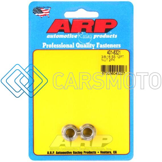 ARP 401-8321 3/8-16 SS 12PT NUT KIT