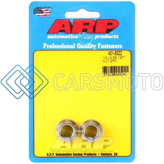 ARP 401-8322 1/2-13 SS 12PT NUT KIT