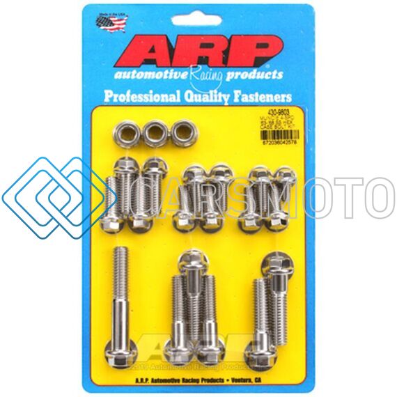 ARP 430-9803 MUNCIE 4-SPD 63-68 SS HEX TRANS CASE BOLT KIT