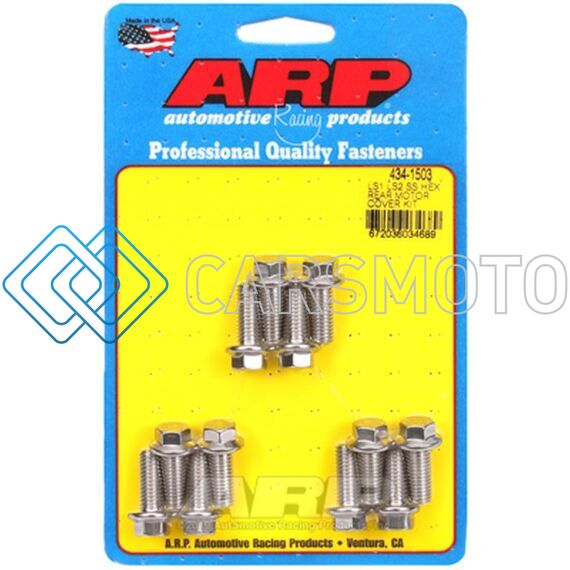 ARP 434-1503 CHEVY LS1 LS2 SS REAR HEX MOTOR COVER BOLT KIT