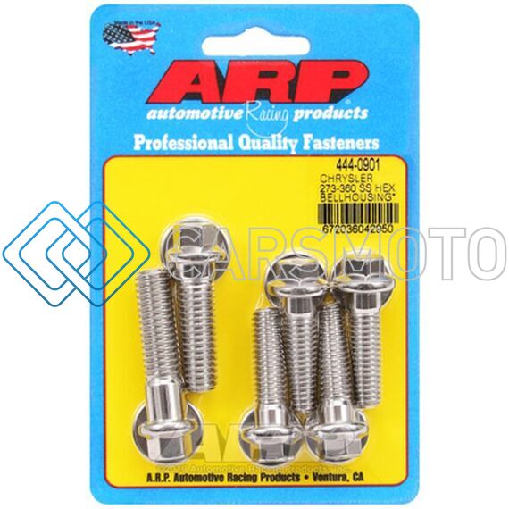 ARP 444-0901 CHRYSLER 273-360 WEDGE SS HEX BELLHOUSING BOLT KIT