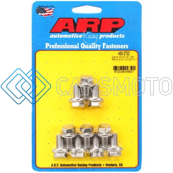 ARP 450-2702 FORD DANA 60/40 SS HEX REAR END COVER BOLT KIT