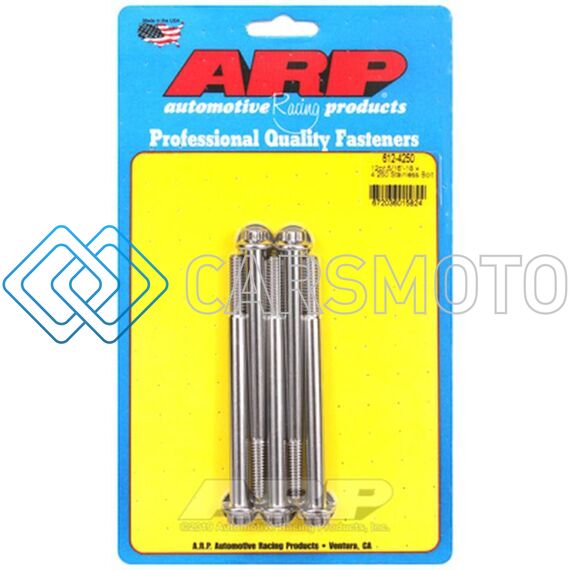 ARP 612-4250 5/16 - 18 X 4.250 STAINLESS STEEL 12PT BOLTS (5PK)