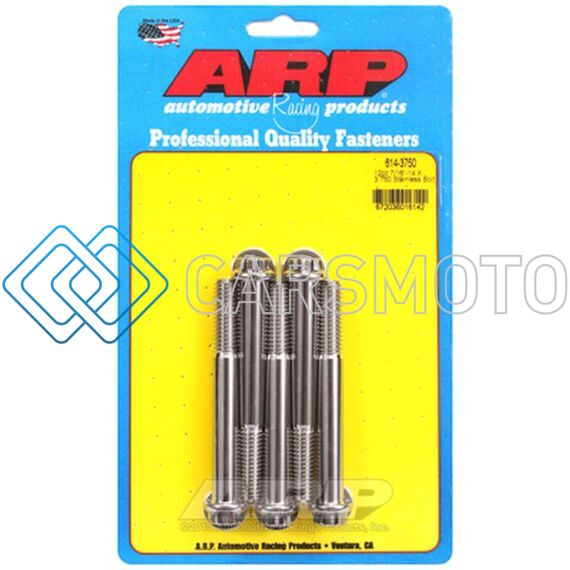 ARP 614-3750 7/16IN - 14 X 3.750 12PT SS BOLTS (5/PKG)