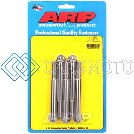 ARP 614-4000 7/16-14 X 4.000 12PT 1/2 WRENCHING SS BOLTS