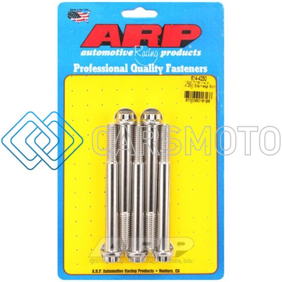 ARP 614-4250 7/16-14 X 4.250 12PT 1/2 WRENCHING SS BOLTS