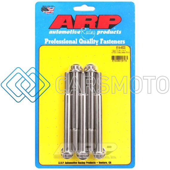ARP 614-4500 7/16-14 X 4.500 12PT 1/2 WRENCHING SS BOLTS
