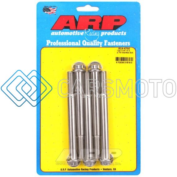 ARP 614-4750 7/16-14 X 4.750 12PT 1/2 WRENCHING SS BOLTS