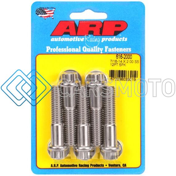 ARP 616-2000 7/16-14 X 2.000 12PT SS BOLTS