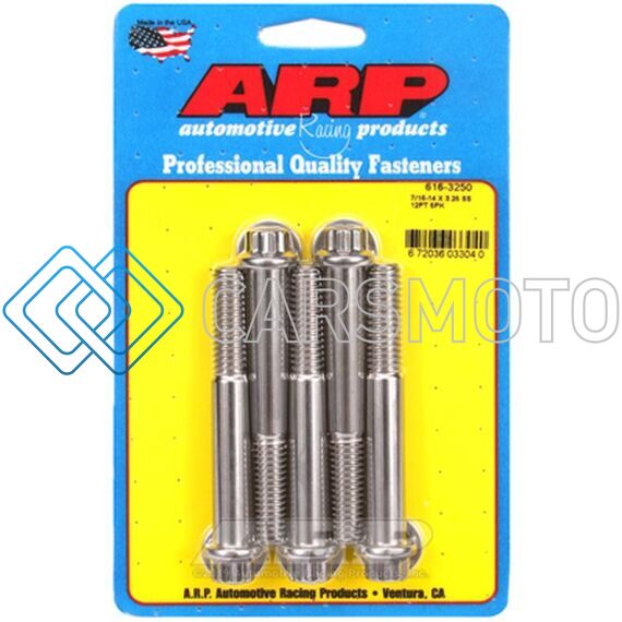 ARP 616-3250 7/16-14 X 3.250 12PT SS BOLTS