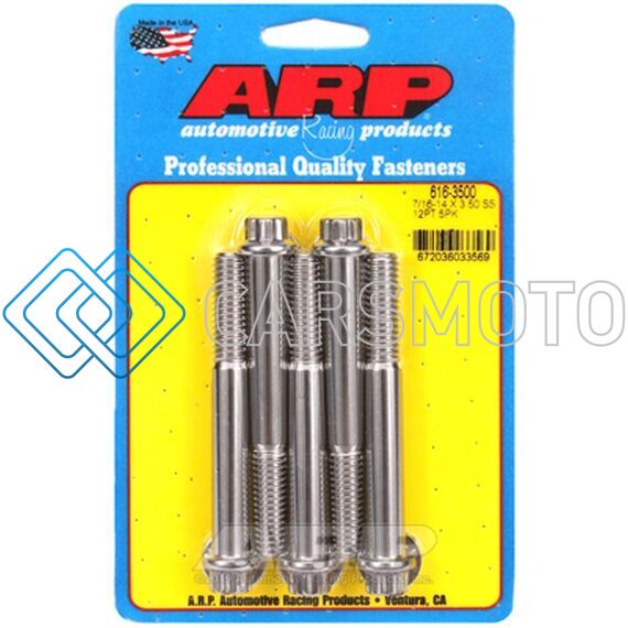 ARP 616-3500 7/16-14 X 3.500 12PT SS BOLTS