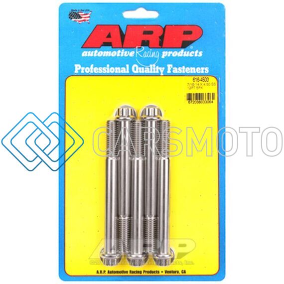 ARP 616-4500 7/16-14 X 4.500 12PT SS BOLTS