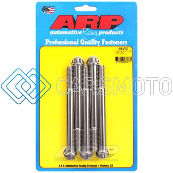 ARP 616-4750 7/16-14 X 4.750 12PT SS BOLTS