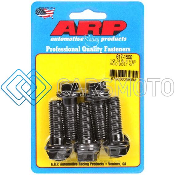 ARP 617-1500 1/2-13 X 1.500 HEX BLACK OXIDE BOLTS
