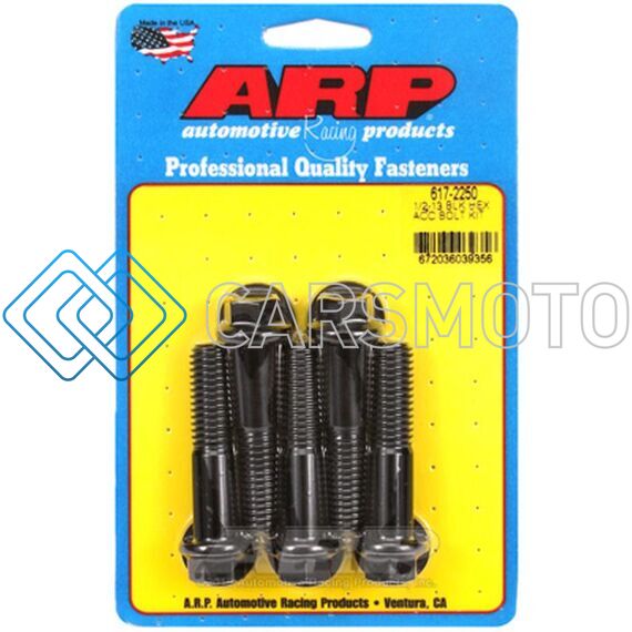 ARP 617-2250 1/2-13 X 2.250 HEX BLACK OXIDE BOLTS