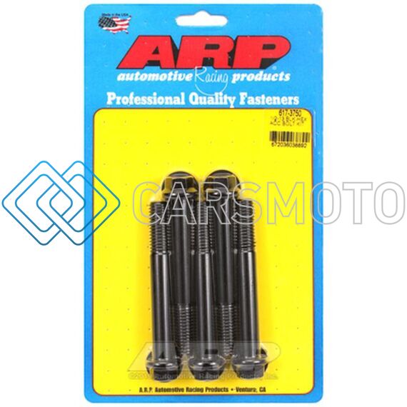ARP 617-3750 1/2-13 X 3.750 HEX BLACK OXIDE BOLTS