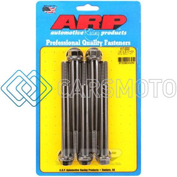 ARP 617-5000 1/2-13 IN. THREAD, 5.00 IN 8740 CHROMOLY BOLTS - SET OF 5