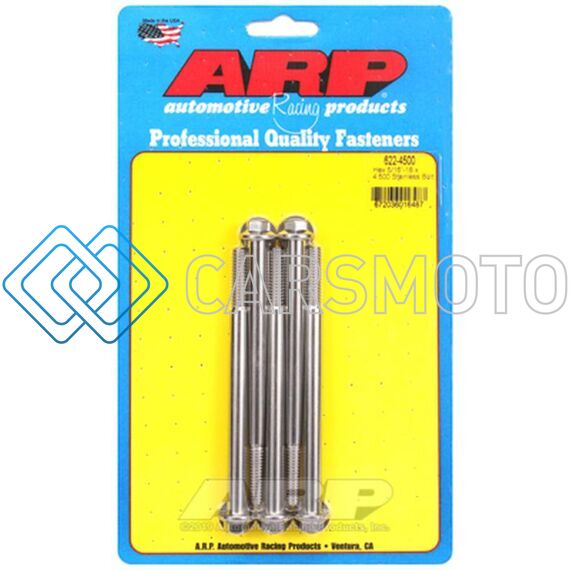 ARP 622-4500 5/16-18 X 4.500 HEX SS BOLTS