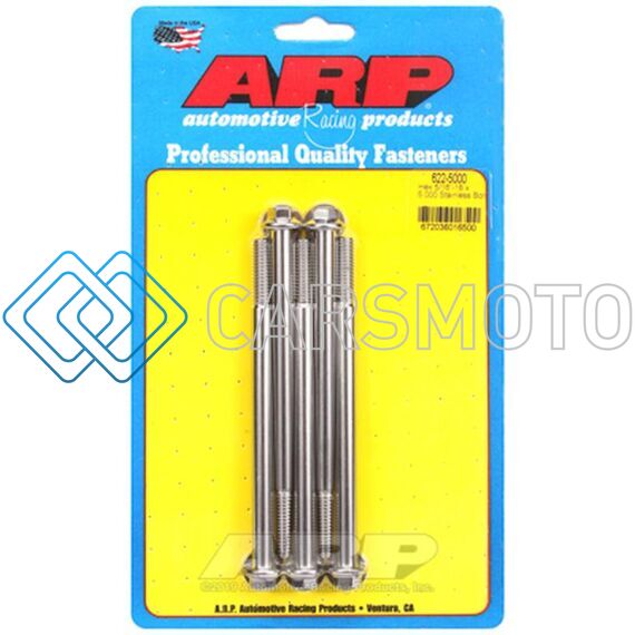 ARP 622-5000 5/16-18 X 5.000 HEX SS BOLTS
