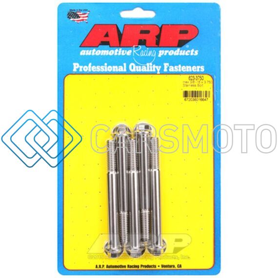 ARP 623-3750 3/8-16 X 3.750 HEX SS BOLTS