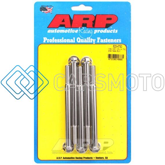ARP 623-4750 3/8-16 X 4.750 HEX SS BOLTS