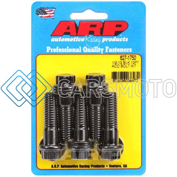 ARP 627-1750 1/2-13 X 1.750 12PT BLACK OXIDE BOLTS