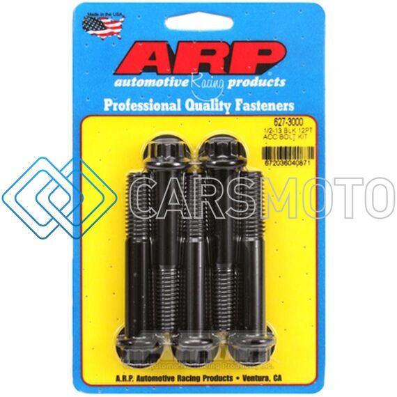 ARP 627-3000 1/2-13 X 3.000 12PT BLACK OXIDE BOLTS