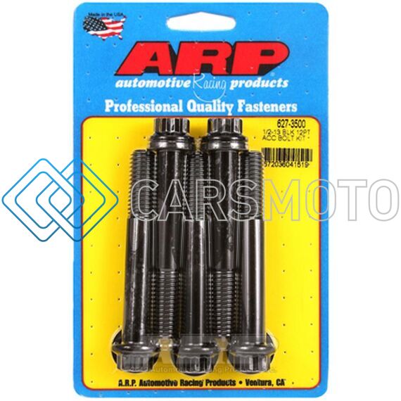 ARP 627-3500 1/2-13 IN. THREAD, 3.50 IN 8740 CHROMOLY BOLTS - SET OF 5