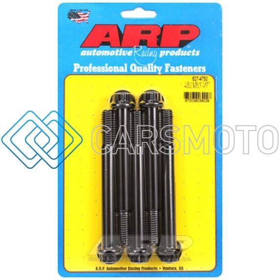 ARP 627-4750 1/2IN - 13 X 4.750IN 12PT BLACK OXIDE BOLTS (5/PKG)