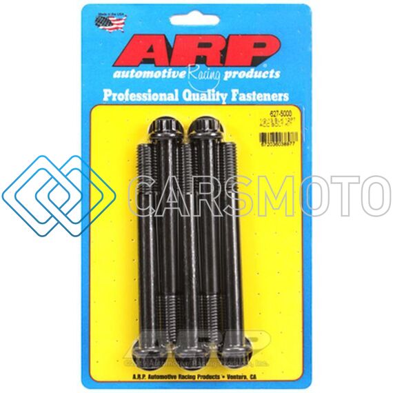 ARP 627-5000 1/2-13 IN. THREAD, 5.00 IN 8740 CHROMOLY BOLTS - SET OF 5