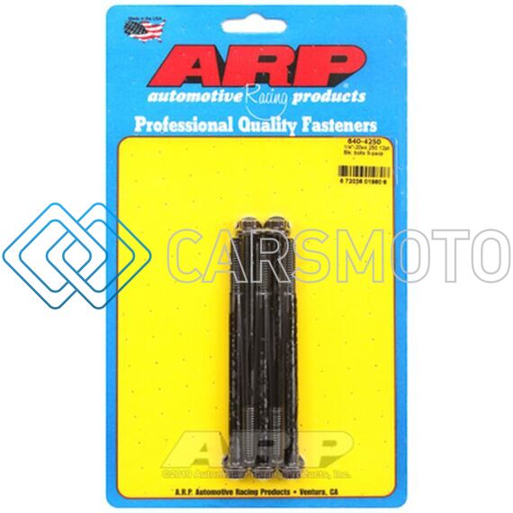 ARP 640-4250 1/4-20 X 4.250 12PT BLACK OXIDE BOLTS