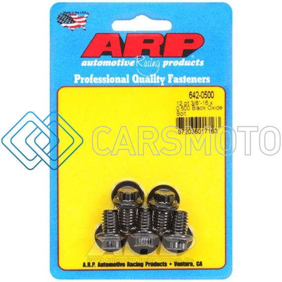 ARP 642-0500 3/8-16 X 0.500 12PT BLACK OXIDE BOLTS