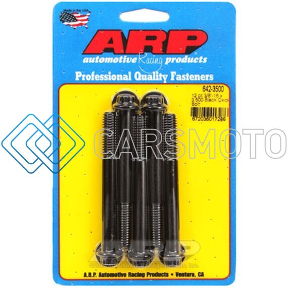ARP 642-3500 3/8-16 X 3.500 12PT BLACK OXIDE BOLTS